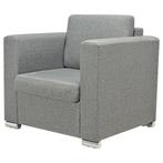 Fauteuil lichtgrijs - Design Stoel | tweedekansje | OP=OP, Ophalen of Verzenden, Nieuw, Minder dan 75 cm, 75 tot 100 cm