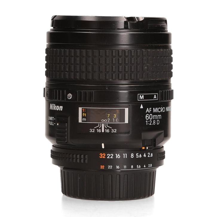 Nikon AF Micro 60mm F2.8, Audio, Tv en Foto, Fotografie | Lenzen en Objectieven, Zo goed als nieuw, Ophalen of Verzenden