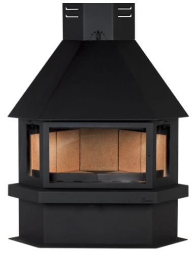 Lacunza CM 300R, Huis en Inrichting, Kachels, Vrijstaand, Nieuw, Hout, Ophalen of Verzenden