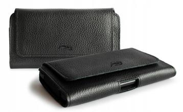 LURESKO FREYA XL Lederen Smartphone Riem Houder Zwart Struct beschikbaar voor biedingen