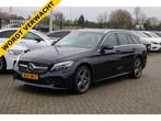 C-Klasse Estate 300e AUT9 AMG Line KEY-LESS GO CARPLAY, Auto's, Mercedes-Benz, Automaat, Gebruikt, Blauw, Leder en Stof