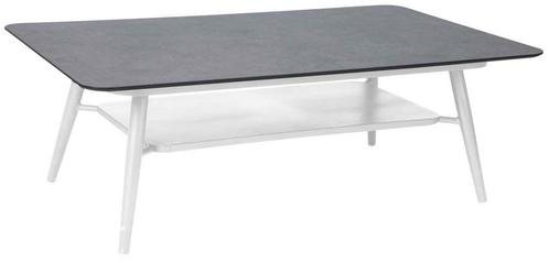 Stern nVanda Tafel Aluminium 130x80 cm - WitAntraciet, Tuin en Terras, Tuintafels, Ophalen of Verzenden