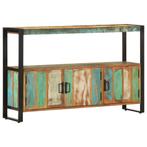 vidaXL Dressoir 120x30x75 cm massief gerecycled hout, 100 tot 150 cm, Verzenden, Nieuw, 25 tot 50 cm