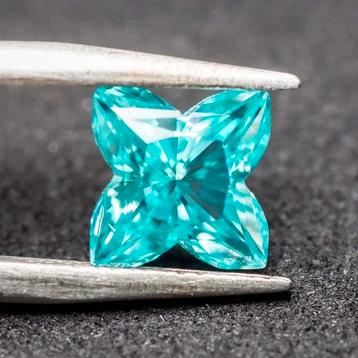 4.1 ct Paraiba - Plum cut - Lab Grown - Exotic - AGL / beschikbaar voor biedingen