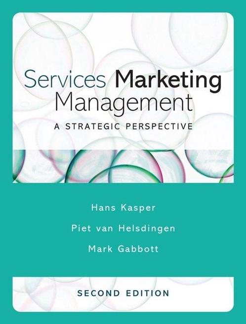 Services Marketing Management 9780470091166 Hans Kasper, Boeken, Overige Boeken, Zo goed als nieuw, Verzenden