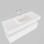 Badkamermeubel AQS Ibiza 120 cm Twee Soft-Close Lades Solid, Huis en Inrichting, Badkamer | Badkamermeubels, Ophalen of Verzenden