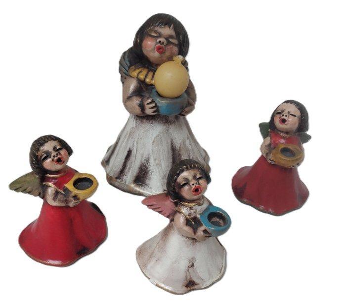 Kerstbeeldje ornament Thun (4) - Engel Thun Keramik Bozner, Antiek en Kunst, Antiek | Boeken en Bijbels