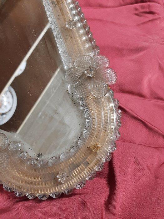 Murano - Wandspiegel - Glas - Een handgemaakte, Antiek en Kunst, Kunst | Designobjecten