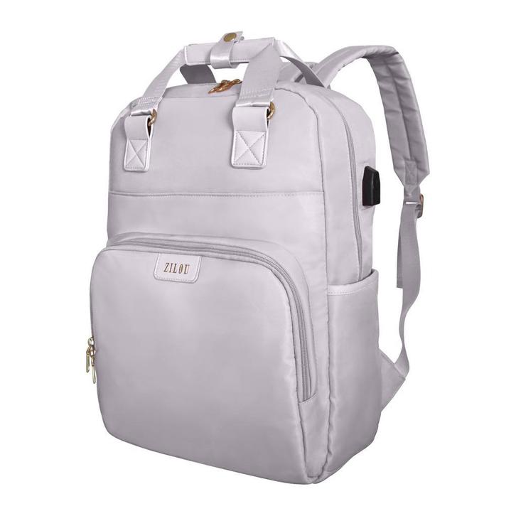 ZILOU Rugzak 15.6 inch Laptopvak - 30 Liter - Grijs [TIP!], Sieraden, Tassen en Uiterlijk, Tassen | Rugtassen, 40 cm of meer, Nieuw