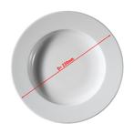 GGM Gastro | (12 stuks) PERA Wit - Bord - diep - Ø 230mm - |, Huis en Inrichting, Keuken | Servies, Verzenden, Nieuw, Effen, Bord(en)