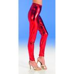 Rode metallic legging - Leggings, Ophalen of Verzenden, Nieuw