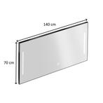 Badkamerspiegel met Verlichting Xenz Pacengo 140x70 cm, Ophalen of Verzenden, Nieuw