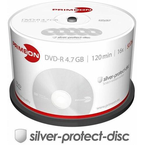 Primeon DVD-R 4.7 GB 50 stuks, Computers en Software, Beschrijfbare discs, Nieuw, Verzenden