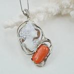 Bloedkoraal - Zilver - Ketting met hanger - CORALLO