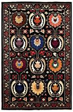 Afghan, Ziegler Kazak, Met de hand geknoopte Suzani designer, Nieuw