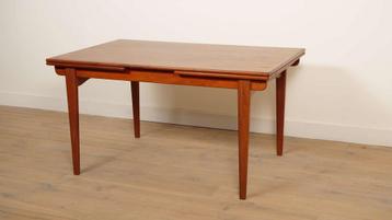 Vintage eettafel | Uitschuifbaar | Deens design | Teak beschikbaar voor biedingen