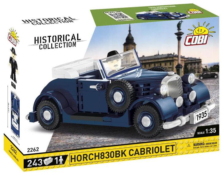 COBI  WW2 2262 - Horch 830BK BK Cabriolet (Leger bouwsets), Kinderen en Baby's, Speelgoed | Bouwstenen, Nieuw, Verzenden