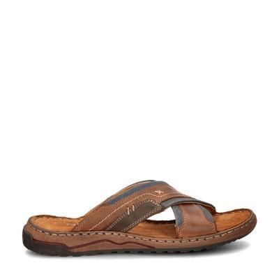 Nelson slippers voor heren in het Cognac, Kleding | Heren, Schoenen, Slippers, Overige kleuren, Nieuw, Verzenden
