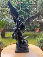 sculptuur, San Michele arcangelo - 102 cm - Brons