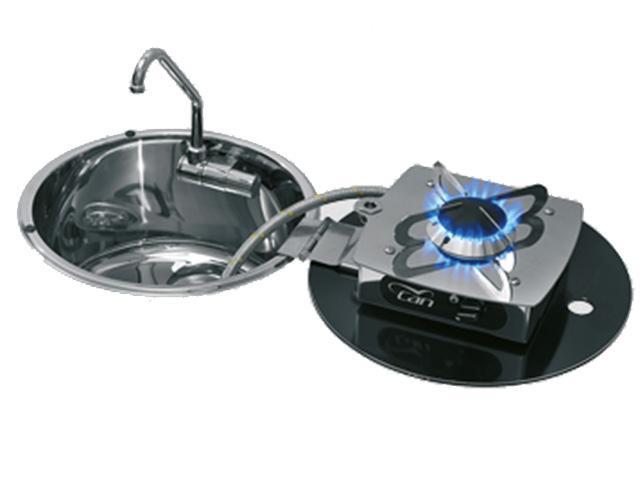 GASKOMFOOR MET SPOELBAK EN AFDEKPLAAT, Watersport en Boten, Bootonderdelen, Nieuw, Zeilboot of Motorboot, Ophalen of Verzenden
