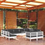 vidaXL 11-delige Loungeset met kussens massief grenenhout, Tuin en Terras, Tuinsets en Loungesets, Verzenden, Nieuw, Loungeset