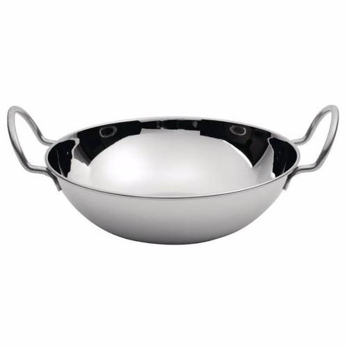 Serveerschaal RVS - met platte bodem - Ø15,5cm, Zakelijke goederen, Horeca | Keukenapparatuur, Nieuw in verpakking, Verzenden
