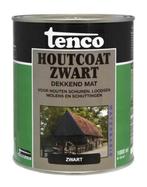 Tenco Houtcoat Zwart Waterbasis Mat 1 liter, Doe-het-zelf en Verbouw, Nieuw, Verzenden