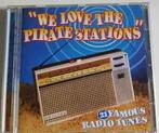 cd - Various - We Love The Pirate Stations (21 Famous R..., Cd's en Dvd's, Cd's | Overige Cd's, Zo goed als nieuw, Verzenden
