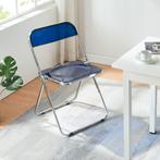 Klapstoel set van 6 Pornainen 74x46x47 cm donkerblauw [en.ca, Huis en Inrichting, Stoelen, Verzenden, Nieuw