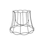 Metalen lampenkap zwart 50/40 - Granny Frame, Huis en Inrichting, Lampen | Lampenkappen, Nieuw, Rond, Retro, Zwart