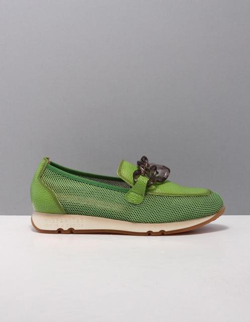 Hispanitas hv232552 mocassins dames groen  lima leer 38, Kleding | Dames, Schoenen, Nieuw, Verzenden