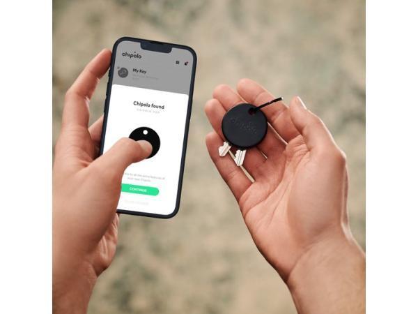 Veiling - Chipolo Pop Bluetooth Tracker & KeyFinder Zwart, Sieraden, Tassen en Uiterlijk, Activity trackers