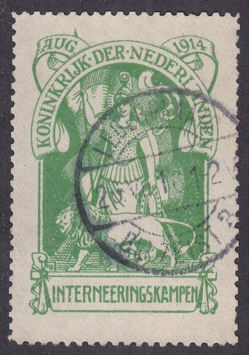 Nederland 1916 - Interneringszegel - NVPH IN1, Postzegels en Munten, Postzegels | Nederland