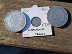 Frankrijk. Lot de 3 monnaies en argent, 1810/1875 (Zonder