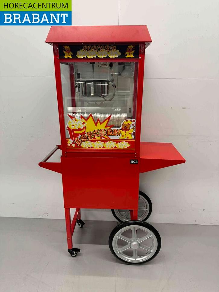 Luxe Popcornmachine Popcorn machine Rood met onderstel 230V, Zakelijke goederen, Horeca | Keukenapparatuur, Nieuw in verpakking