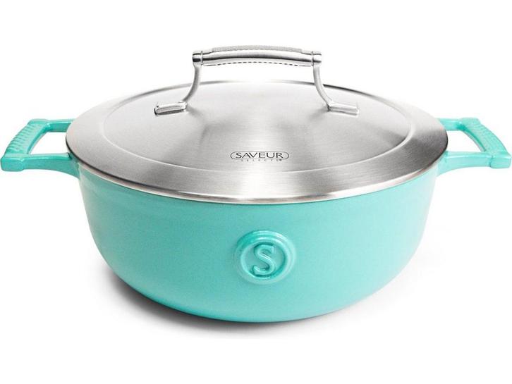 Saveur Selects Hapjespan - Ø25 cm - Gietijzer - PFAS-vrij -, Huis en Inrichting, Keuken | Potten en Pannen, Nieuw, Verzenden