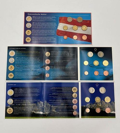 Oostenrijk. Year Set (BU) 2002/2009 (3 sets) (Zonder, Postzegels en Munten, Munten | Europa | Euromunten