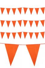 Vlaggetjes Oranje Vlaggen Slinger Nederland EK WK Holland Vl, Nieuw, Carnaval, Ophalen of Verzenden, Feestartikel