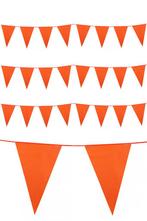 Vlaggetjes Oranje Vlaggen Slinger Nederland EK WK Holland Ko, Ophalen of Verzenden, Nieuw, Feestartikel, Carnaval