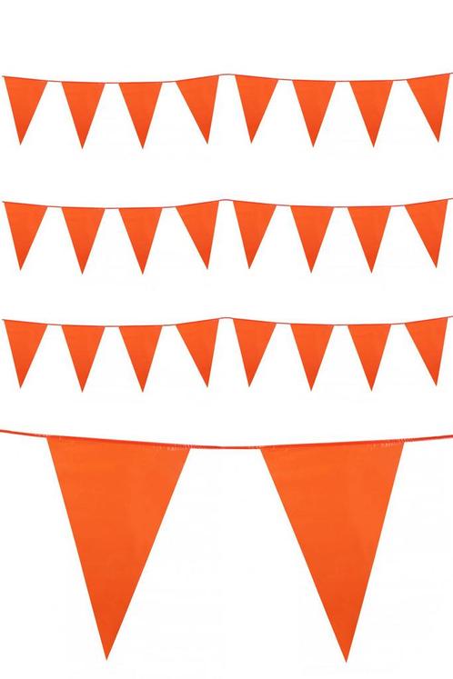 Vlaggetjes Oranje Vlaggen Slinger Nederland EK WK Holland Ko, Hobby en Vrije tijd, Feestartikelen, Carnaval, Feestartikel, Nieuw