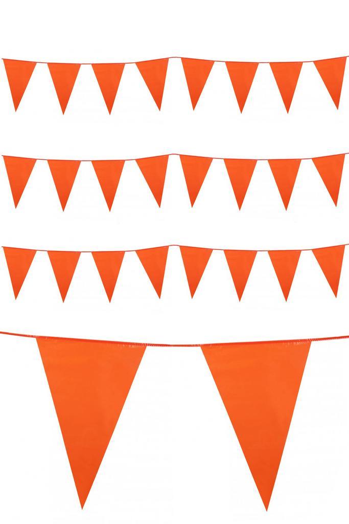 Vlaggetjes Oranje Vlaggen Slinger Nederland EK WK Holland Ko, Hobby en Vrije tijd, Feestartikelen, Carnaval, Feestartikel, Nieuw