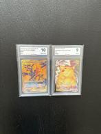 Pokémon - 2 Graded card - PIKACHU & ZEKROM GX FULL ART  &, Nieuw
