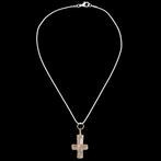 Byzantijns Bronzen kruis hanger met Corpus Christi (Zonder