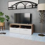 vidaXL Tv-meubel 95x35x36 cm bewerkt hout eikenkleurig en, Verzenden, Nieuw, 50 tot 100 cm, Minder dan 100 cm