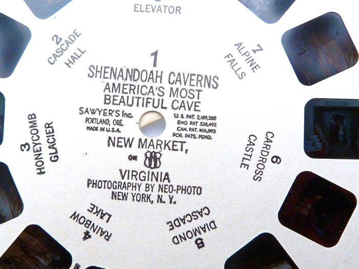 Viewmaster Shenandoah Caverns, schijf 399 maar genummerd als, Verzamelen, Fotografica en Filmapparatuur