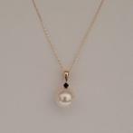 Zonder Minimumprijs - Hanger - 18 karaat Geel goud Parel -, Sieraden, Tassen en Uiterlijk, Antieke sieraden