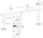 2dekans | Steinhauer - hanglamp - Piola - staal - acryl, Ophalen of Verzenden, Zo goed als nieuw