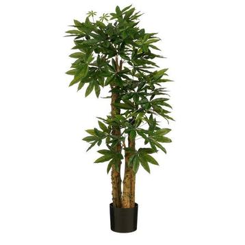 Pachira Kunstplant H150 x Ø65 cm Groen beschikbaar voor biedingen