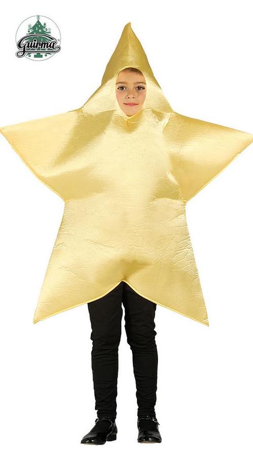 Gouden Kerstster Kostuum Kind, Kleding | Dames, Carnavalskleding en Feestkleding, Nieuw, Ophalen of Verzenden