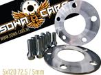 Spacers 5mm BMW E46 E90 E91 E60 E61 5x120 Spoorverbreders, Auto diversen, Tuning en Styling, Ophalen of Verzenden